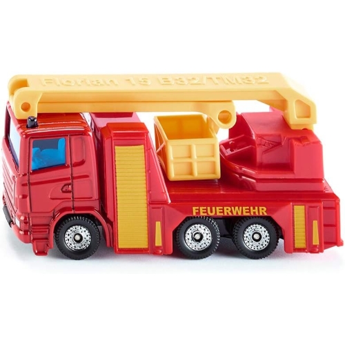 Strażacki pojazd ratowniczy z podnoszonym koszem model metalowy SIKU S1080